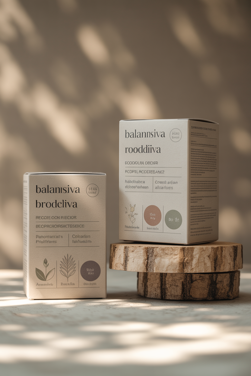 Balansiva balanced complex product packaging